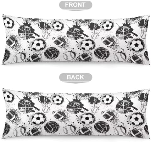 AELMARNEE Sport Themed Body Pillow Cover 20x54