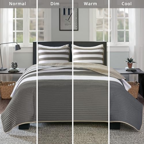 Comfort Spaces Verone Twin Quilt Set