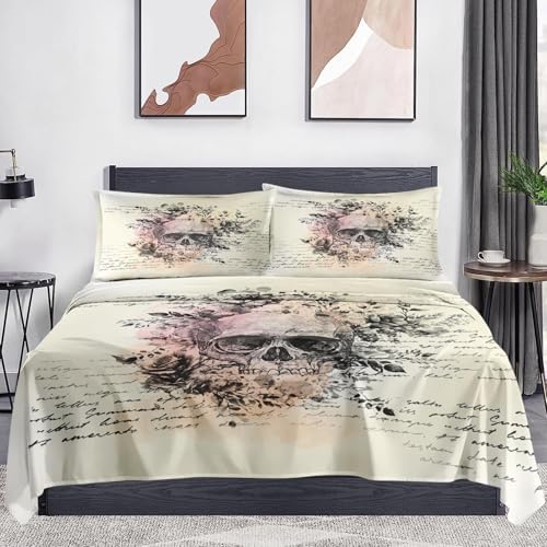 WeCozy Twin 3 Pcs Bed Sheet Set with Deep Pocket