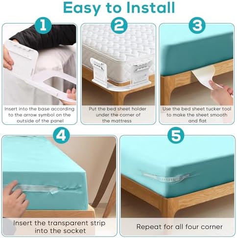 EAZMOM Sheet Straps Holder - Wider Durable