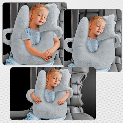 Travel Pillow for Adults Kids with Head and Neck Support