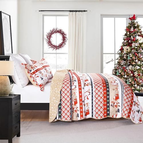 MarCielo Christmas Kids Quilt Set Twin 1