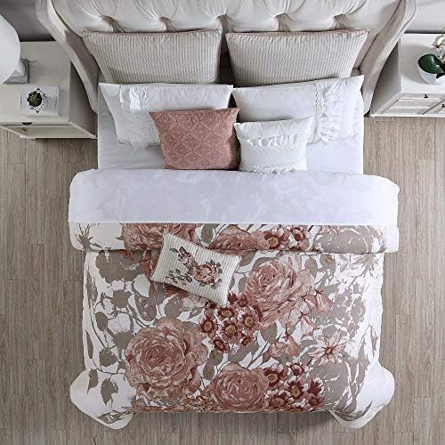 Amrapur Overseas Rose Farmhouse 8-Piece Comforter Set King