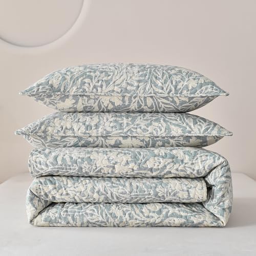 DURLENGEN Boho Style Quilt Set Twin 2Pcs