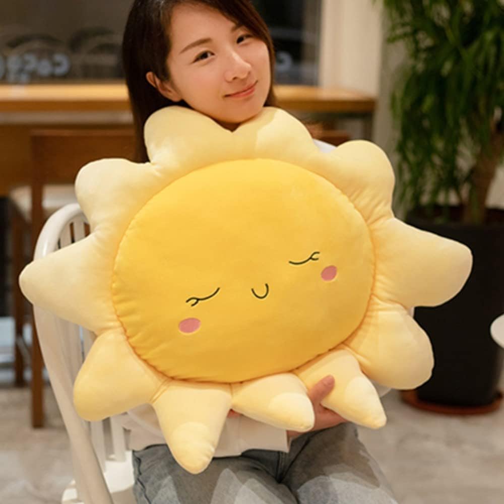 OUKEYI Cute Flower Sun Pillow Chair Cushion