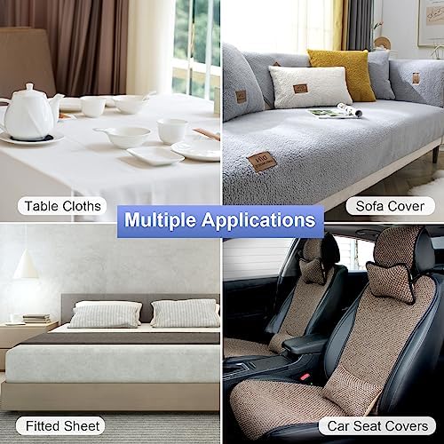 Attmu Bed Sheet Straps 6-Pack Black Adjustable Clips