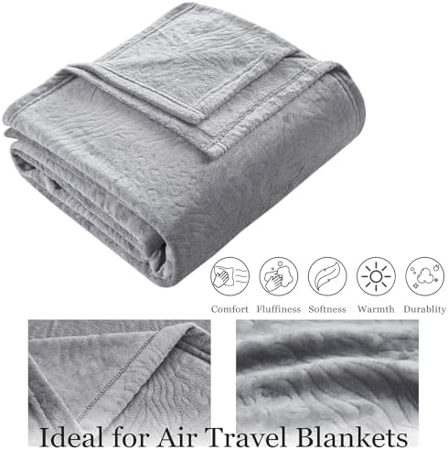 Commollis 2-in-1 Travel Blanket Pillow - Compact Warm All-Season