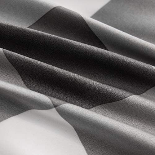 GETIANN Plaid Duvet Cover Set Twin 68x90