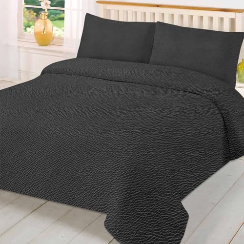 3 Piece Queen Size Bedding Set with Zipper Closure