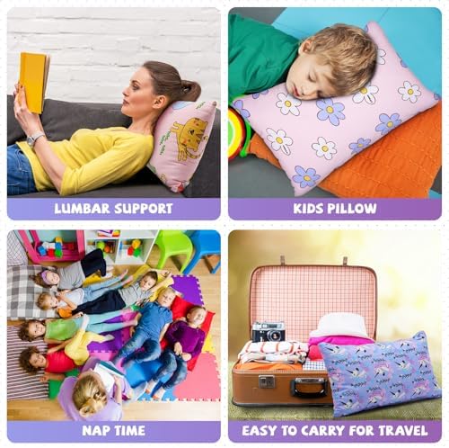 Kigley 6 Pack Mini Travel Pillows for Kids and Pets