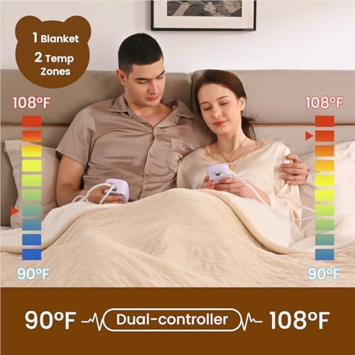 Bearhug King Size Electric Blanket 100 x 90