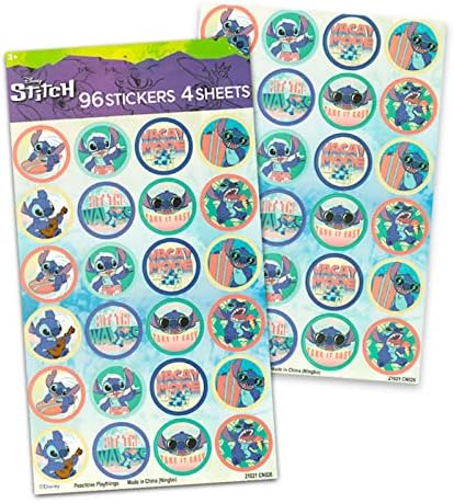 Lilo and Stitch Travel Neck Pillow - Stitch Set with Stickers