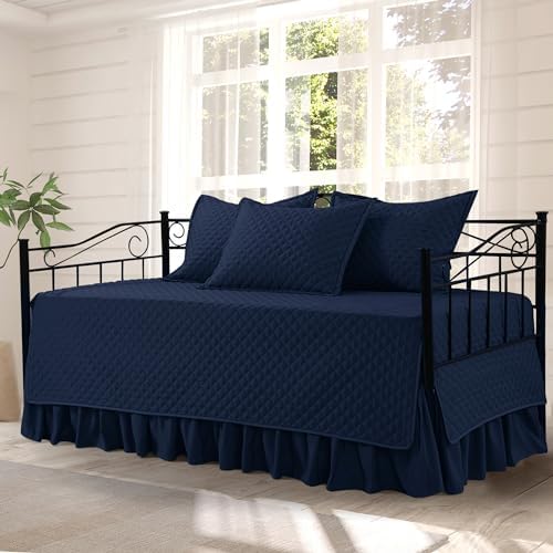 MABOZOO Daybed Cover Set with Bedskirt for Twin Bed 5 Piece