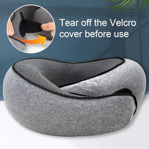 2PC Travel Pillow with Chin Wrap Support