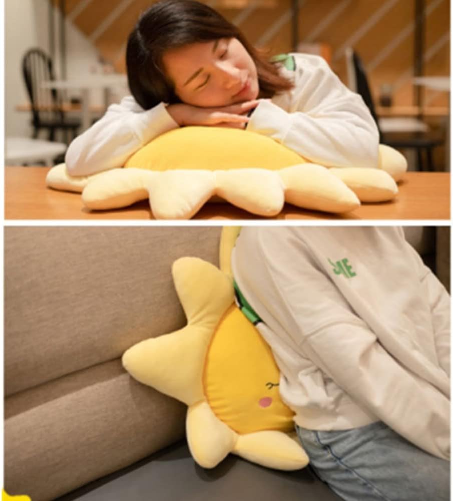 OUKEYI Cute Flower Sun Pillow Chair Cushion