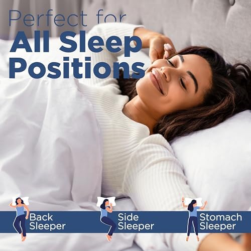 Martex 2-Pack Standard Bed Pillows - Queen Size Hotel Luxury