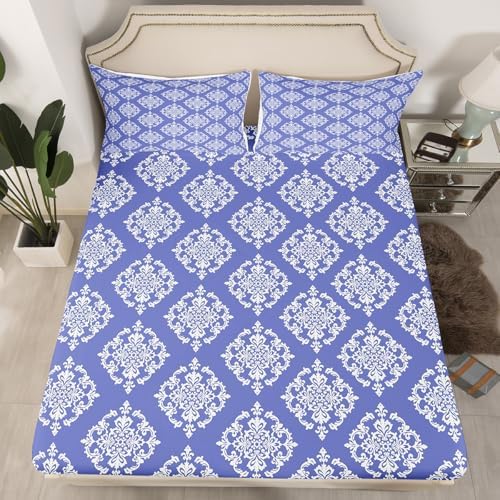 Erosebridal Purple Gothic Bed Sheet Set Twin 1