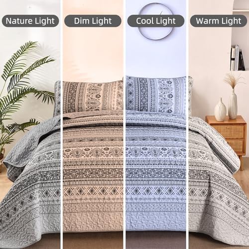Goodidea Boho Quilt Set King Size 3 Piece