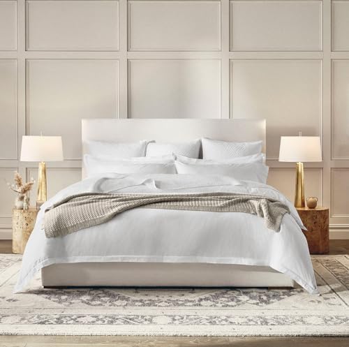 Boll Branch Percale Hemmed Sheet Set - Queen White