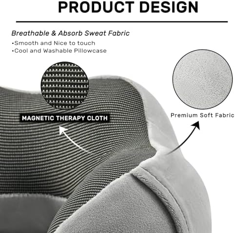 urnexttour 2 Pack Travel Neck Pillow with Memory Foam Support