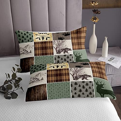 Erosebridal Cabin Rustic Bedspread Set Queen