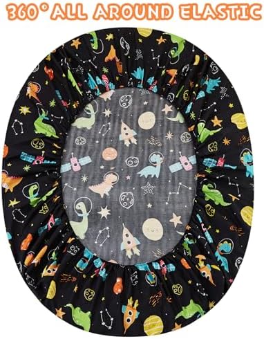 Yibeizi Dinosaur Space Twin Sheet Set for Boys 1