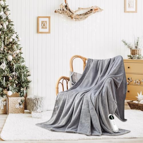 OLIFE Ultra Soft Electric Blanket 62x84 10 Heat Levels