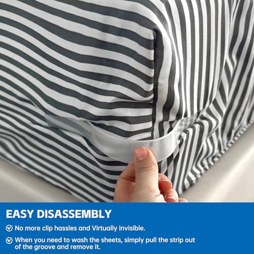 Heavy Duty Bed Sheet Holder Set of 4 for King Queen Mattresses