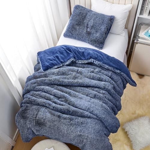Byourbed Chunky Bunny Git Cozy Comforter Set - Twin XL Blue Salt