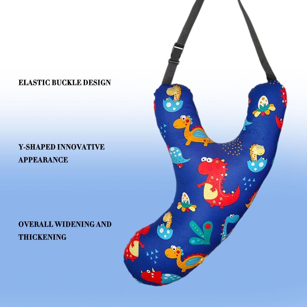 Y Shape Car Travel Pillow with Animal Design for Kids and Adults