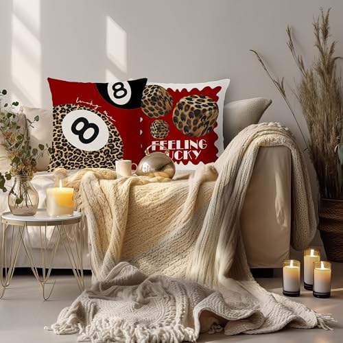 Nipil Leopard Print Pillow Covers Set of 2