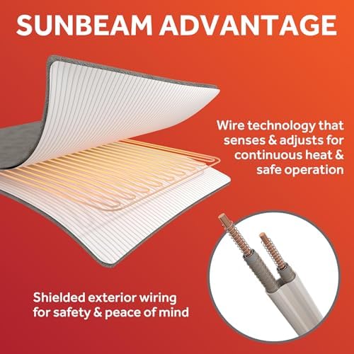 Sunbeam Royal Luxe Cabernet Heated Blanket - King 1