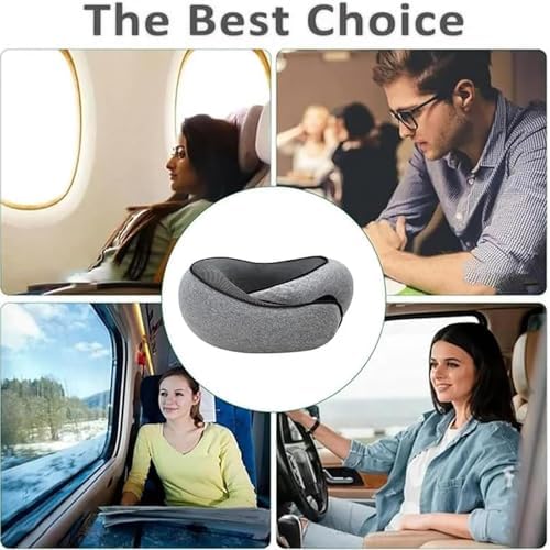 2PC Travel Pillow with Chin Wrap Support