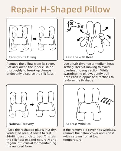 BEBAS H-Shaped Travel Pillow for Kids and Adults 1