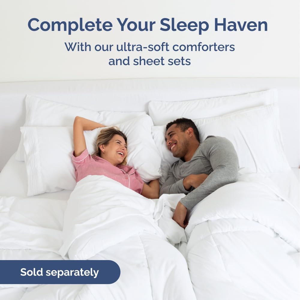 CGK Unlimited Wrap Around Dust Ruffle Bed Skirt Set - Navy Blue