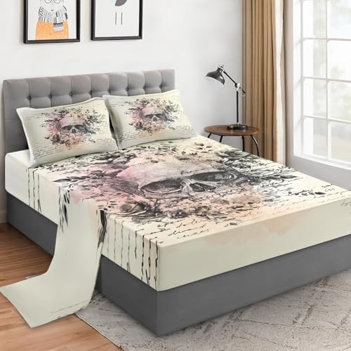 WeCozy Twin 3 Pcs Bed Sheet Set with Deep Pocket