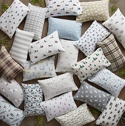 Eddie Bauer Twin Flannel Sheet Set - Cozy Soft