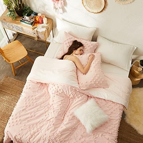 Geniospin Pink TwinTwin XL Bed-in-a-Bag Comforter Set