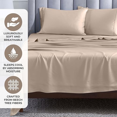 BLUENILEMILLS Modal Pillowcases Silky Soft Cooling Set of 2