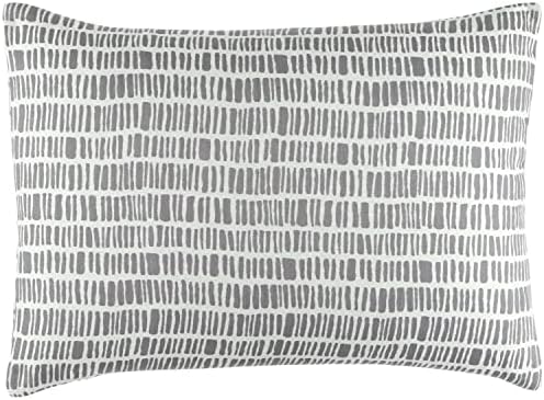 Pine Cone Hill Talus Granite Duvet Sham Euro Size Grey Graphic