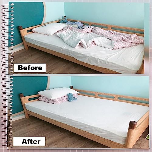 10 pcs Adjustable Sheet Straps with Elastic Bands - White
