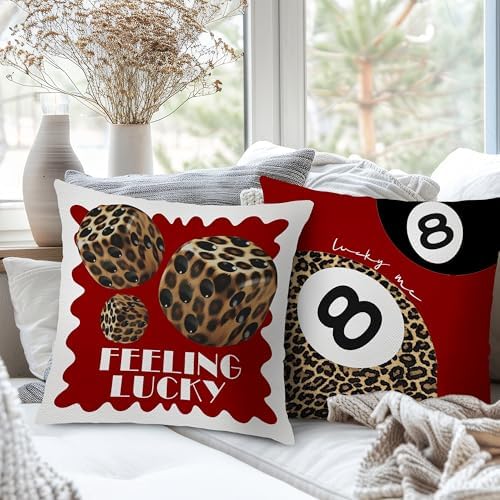 Nipil Leopard Print Pillow Covers Set of 2