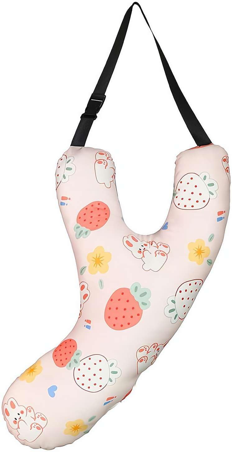 Y Shape Car Travel Pillow with Animal Design for Kids and Adults