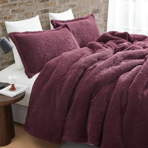 Byourbed Unfluffin Believable Comforter Set Twin XL Burgundy