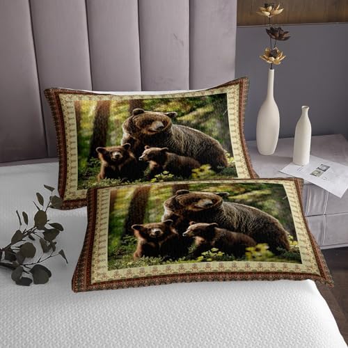 Erosebridal Queen Bedspread Set with 2 Pillow Shams