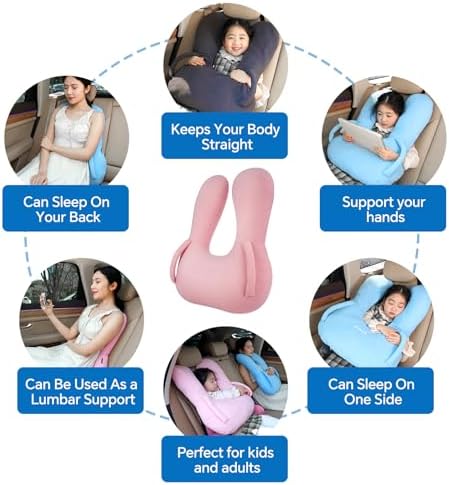 Innokids Car Pillow for Kids with Hand Support Blue