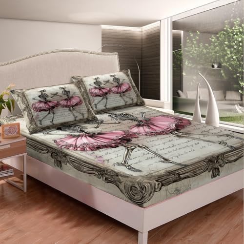 Manfei Skeleton Kids Sheet Set 4pcs