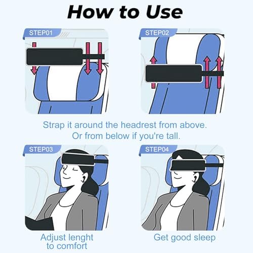 Ynipanda 2pcs Travel Pillow for Kids and Adults