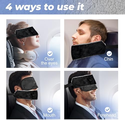 Ynipanda 2pcs Travel Pillow for Kids and Adults