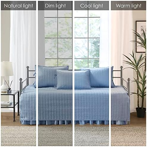 Comfort Spaces Daybed Cover - Blue 5 Piece Set
